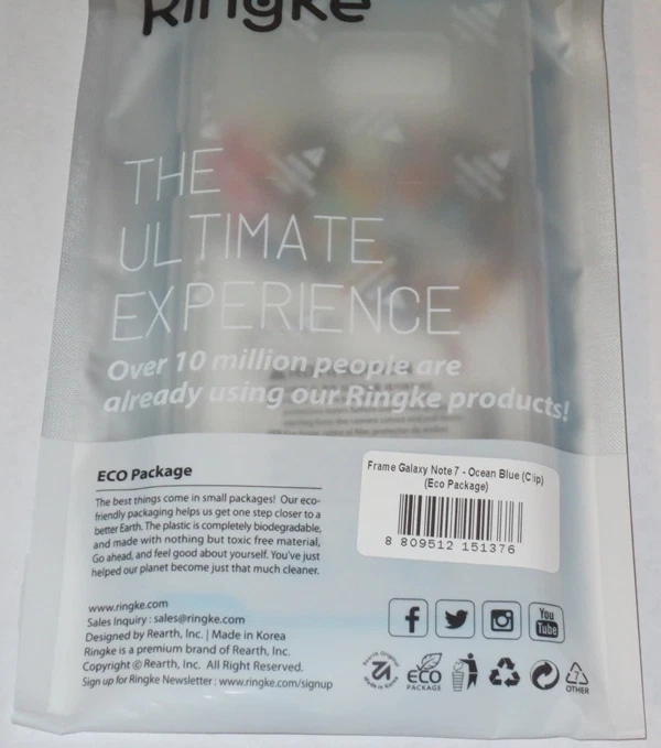 Funda Galaxy Note 7, Ringke [Marco] Doble Capa TPU + Parachoques PC [Protección contra Caídas Foto 4 de 4