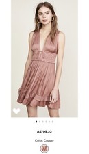 Ulla Johnson Giselle Dress In Copper (salmon ) Sz 6 