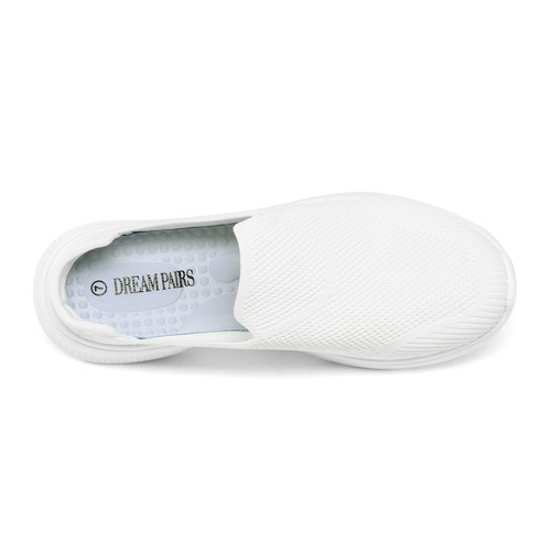 Women Slip On Knit Sneakers Breathable Lightweight Mules Walking Shoes - Picture 31 of 32
