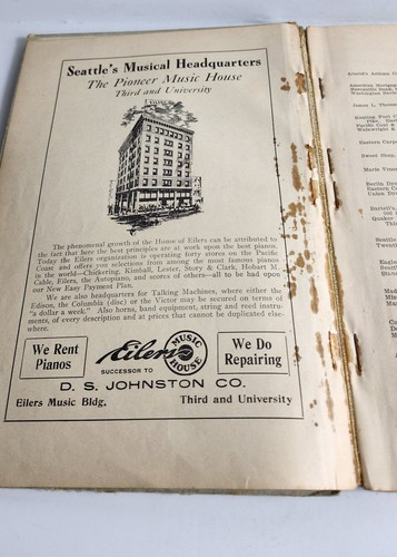 Antique 1900's The Union Advertising Co. The Seattle Bride's Cook Book - Picture 3 of 12