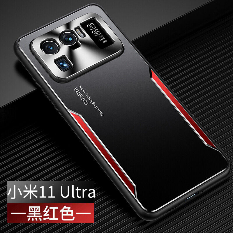 For Xiaomi Mi 11 Ultra 6.81" Luxury Metal Aluminum Armor Soft Bumper Cover Case