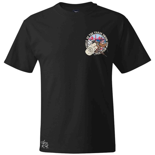 IRONWORKER T-SHIRT | WELDER T-SHIRT| BLUE COLLAR T-SHIRT| IRONWORKER GEAR | - Picture 2 of 2