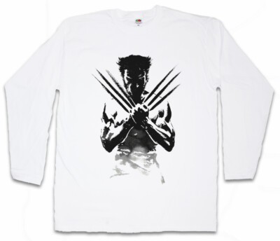 WOLVERINE SHADOW WARRIOR LANGARM T-SHIRT Weg des X-Men Kriegers Hugh Logan