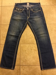 true religion white stitching