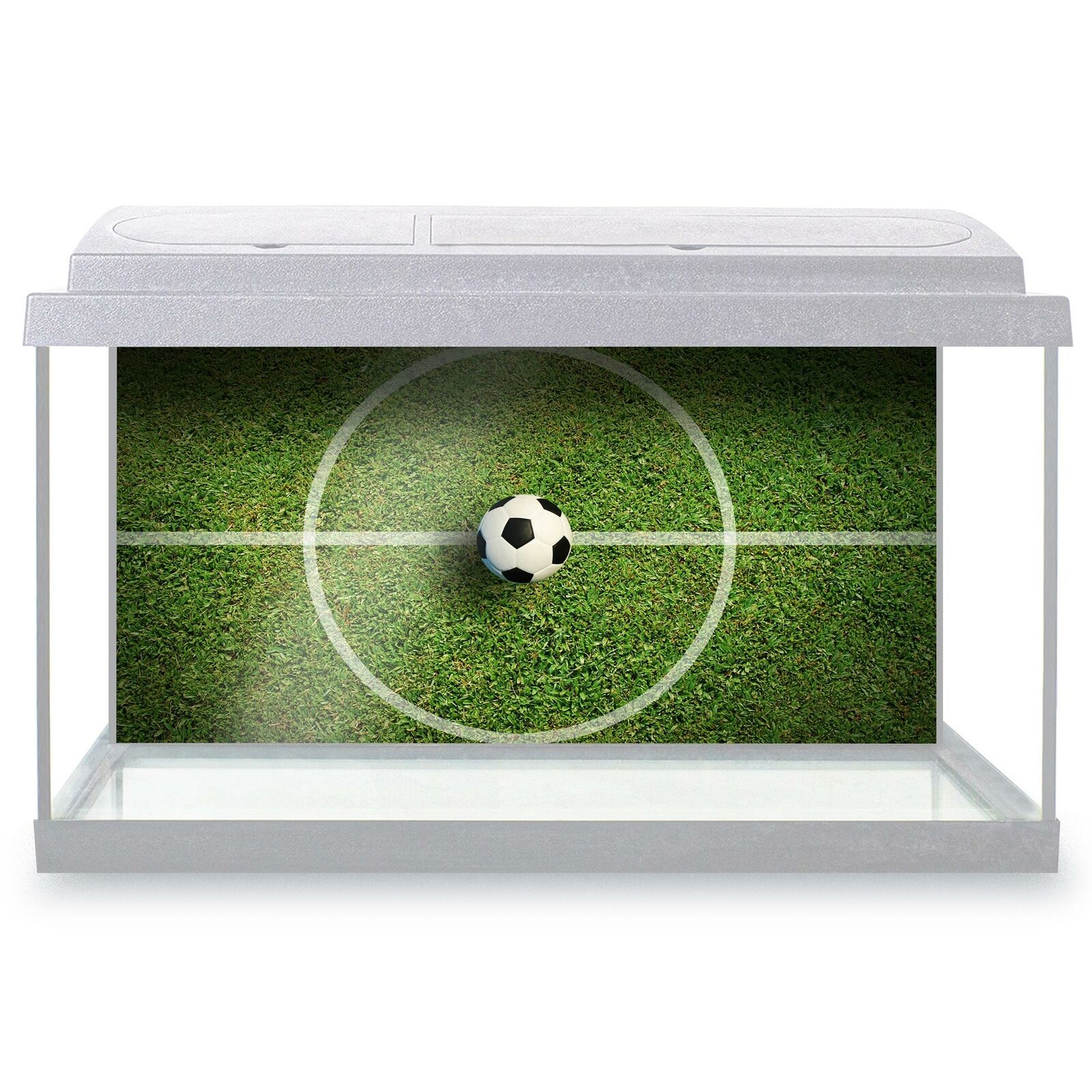 Fish Tank Background 90x45cm - Football Pitch Soccer Ball Sports Game #8681  | eBay