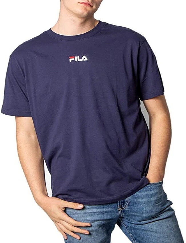 Magliette fila top uomo blu