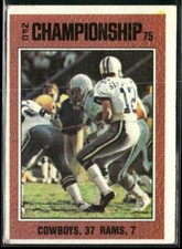 1976 Topps #331 1975 NFC Championship