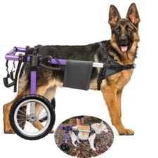 Dog Wheelchair for Back Legs Lightweight Aluminum Alloy Dog Wheelchair Adjustabl