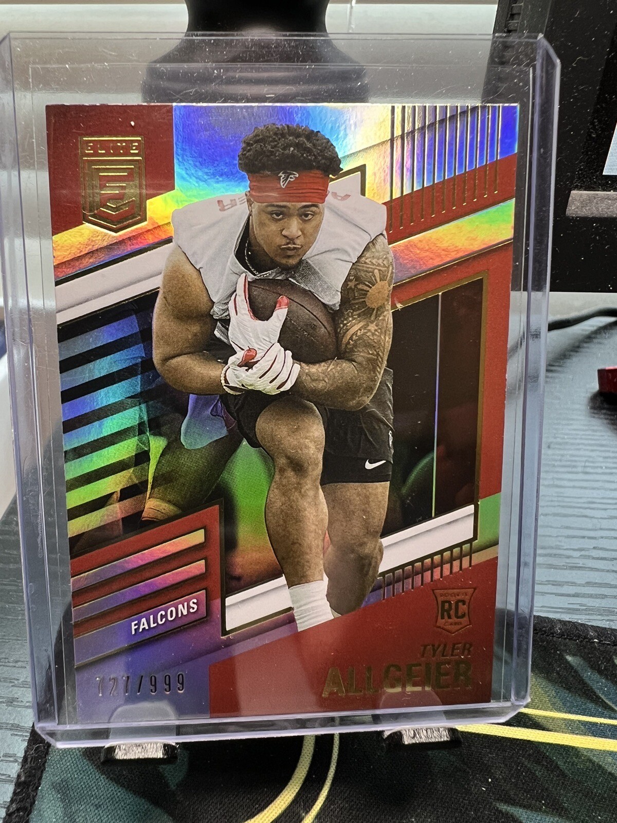 2022 PANINI DONRUSS ELITE ROOKIES SILVER #113 TYLER ALLGEIER /999 FALCONS RC