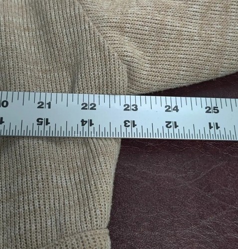 7 For All Mankind Damenjacke groß beige Bindeverschluss Strick Freizeit Coatigan - Bild 12 von 12