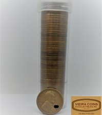 1910 a 1919 - Rollo de 50 centavos Lincoln Wheat, fechas comunes mixtas - D1
