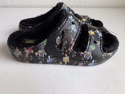 Vera Bradley Crocs Sandals Wizarding World Harry Potter‎ Fur Lined Slides Men 12 Vera Bradley Crocs Sandals Wizarding World Harry Potter Fur  main image 3