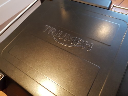 Triumph Tiger Expedition Top Box Sticker Silver Etch, Gloss White Or Clear - Picture 8 of 12