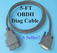 OBD2 OBDII Data Cable for FOXWELL Multi Application Scanner NT650  NT650 Elite