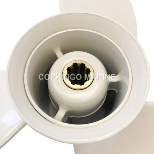 Hélice de barco para motor fueraborda Yamaha 9,9 hp 15 hp t9 f15 f20 8 dientes 9 1/4x9-J - Imagen 2 de 6
