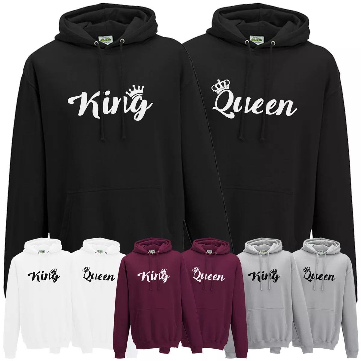 Sweat king and queen top