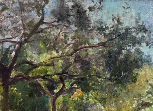 CLAUDE MONET (1840-1926) SIGNED - FRENCH IMPRESSIONIST PAINTING - FOREST SCENE