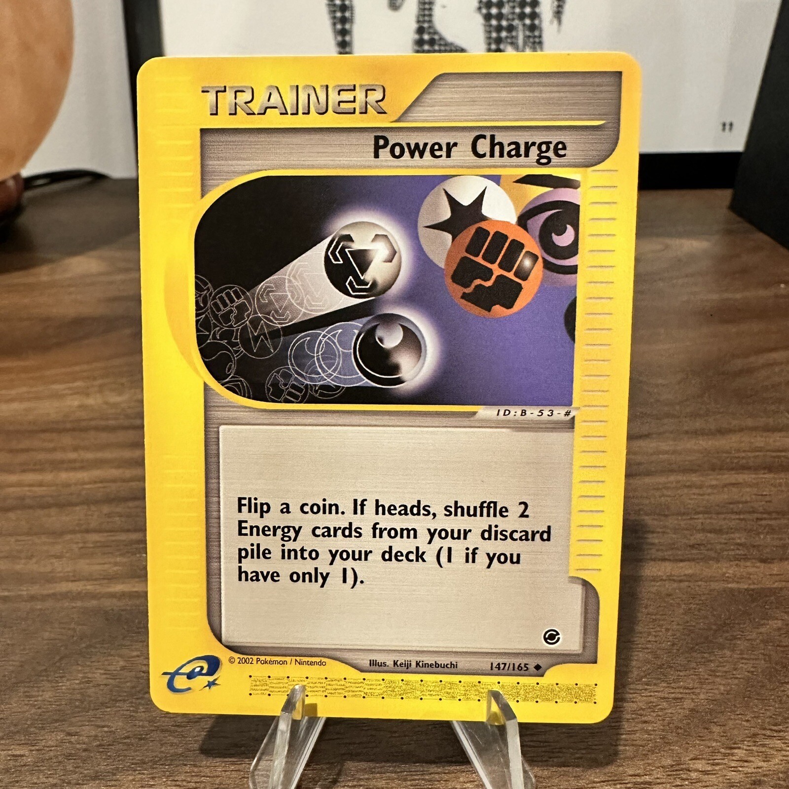 Pokemon Card - Expedition 147/165 - POWER CHARGE (uncommon) - NM