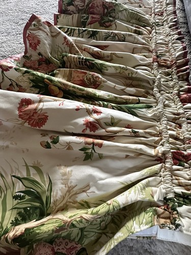 Vintage TOILE Valance Custom Made Palm Beach Regency Ming Chinoiserie 18x65" - Bild 16 von 20