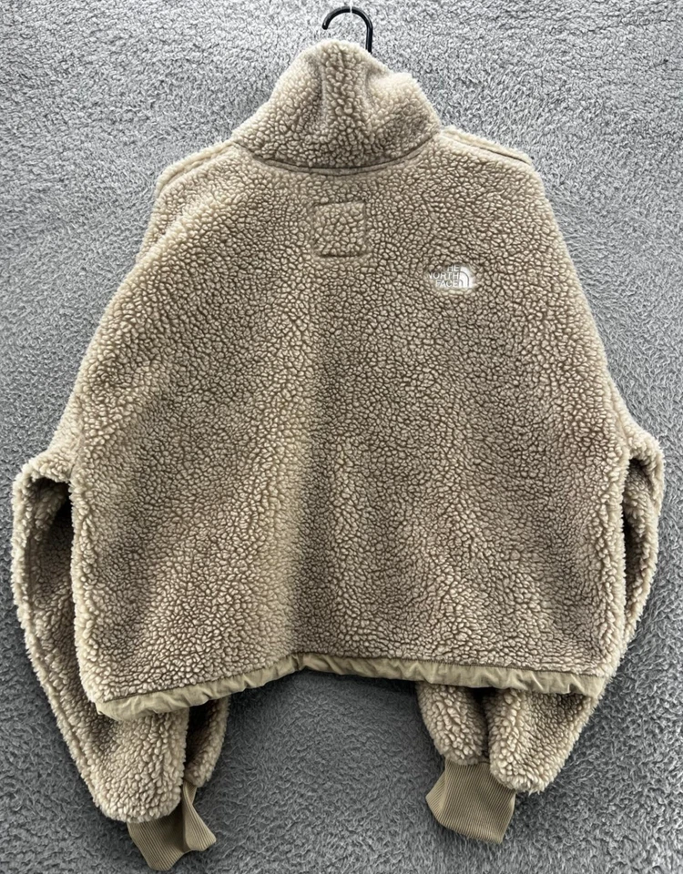 Chaqueta Pullover The North Face Para Mujer XL Tostada Sherpa Polar Estilo Cragmont Peluche Foto 3 de 4