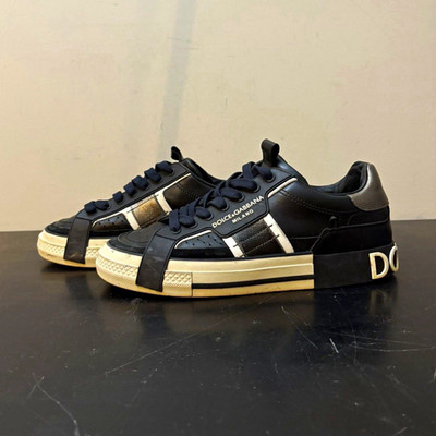 Dolce & Gabbana D&G 2.Zero Custom Sneakers Black White