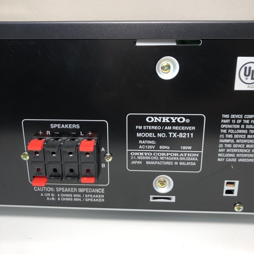 Onkyo TX-8211 FM/AM Stereo Receiver Discrete Output - Phono CD Tape 30 Stations - Picture 7 of 11