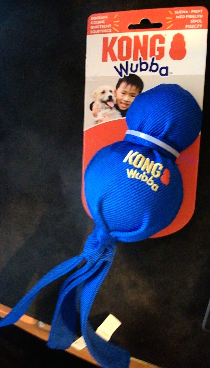 Kong Wubba Assorted dog toy. Large. Squeaks. WB1E. Tug & toss. New.Fast dispatch