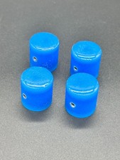 CLEARANCE - Custom Knob Set - 6mm - Blue / GITD Aqua Set of 4 