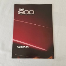1987 Saab 900i Car Sales Brochure Catalog Vintage Saab 900 French European