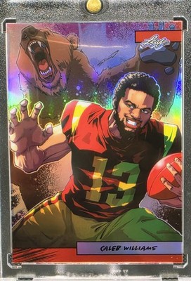 2024 Leaf Anime Nation Series 2 Caleb Williams RED 13/25 USC Trojans Bears Manga
