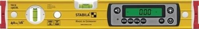 Stabila Elektronikwasserwaage TECH 196 DL 40cm Alu.gelb ± 0,5 mm/m ± 0,5 mm/m