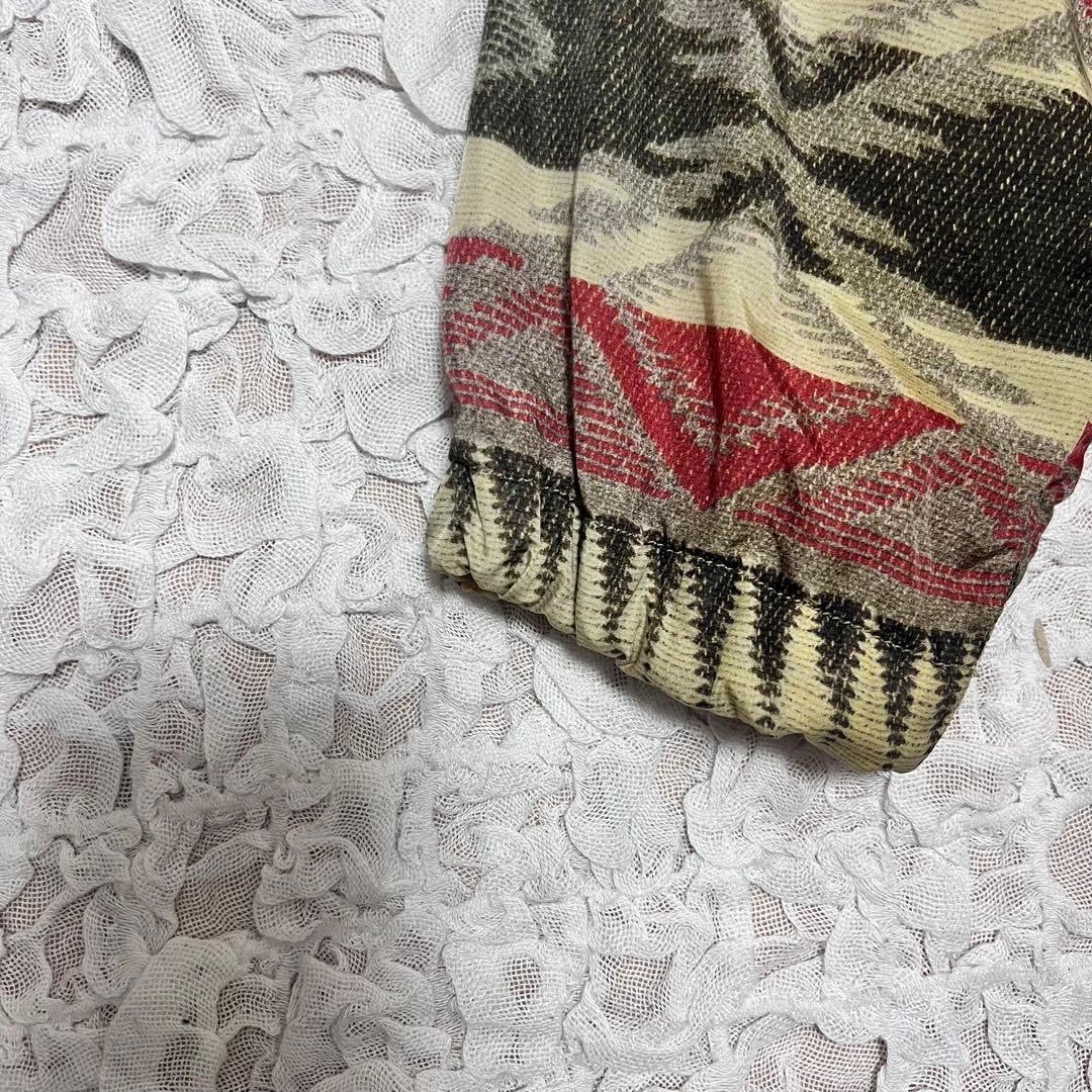 KAPITAL Native Pattern Nylon Sten Collar Coat Tas… - image 4