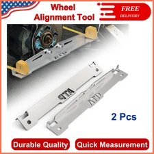 2 Pcs Wheel Toe Alignment Tool Plate, Provides Accurate Wheel Alignment Measure