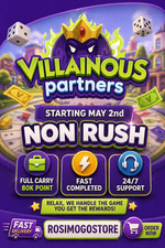 Partner Event Monopoly Go Villainous  Non Rush  Full Carry 80K Points