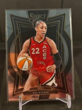 A'ja Wilson 2025 Panini Select WNBA #56 Las Vegas Aces