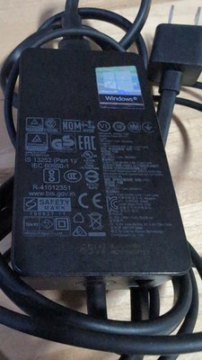 Genuine Microsoft Surface 65W Power Supply Adapter Charger with USB Port & Cord