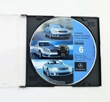 2000–2005 Mercedes-Benz GPS Navigation DVD Map 6 Update for Ohio Valley USA