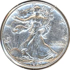 1943-P AU 90% SILVER WALKING LIBERTY HALF DOLLAR ~ SILVER AT ALL TIME HIGH