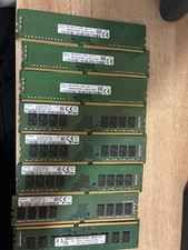Desktop RAM Mixed Lot of 8 X 8GB DDR4