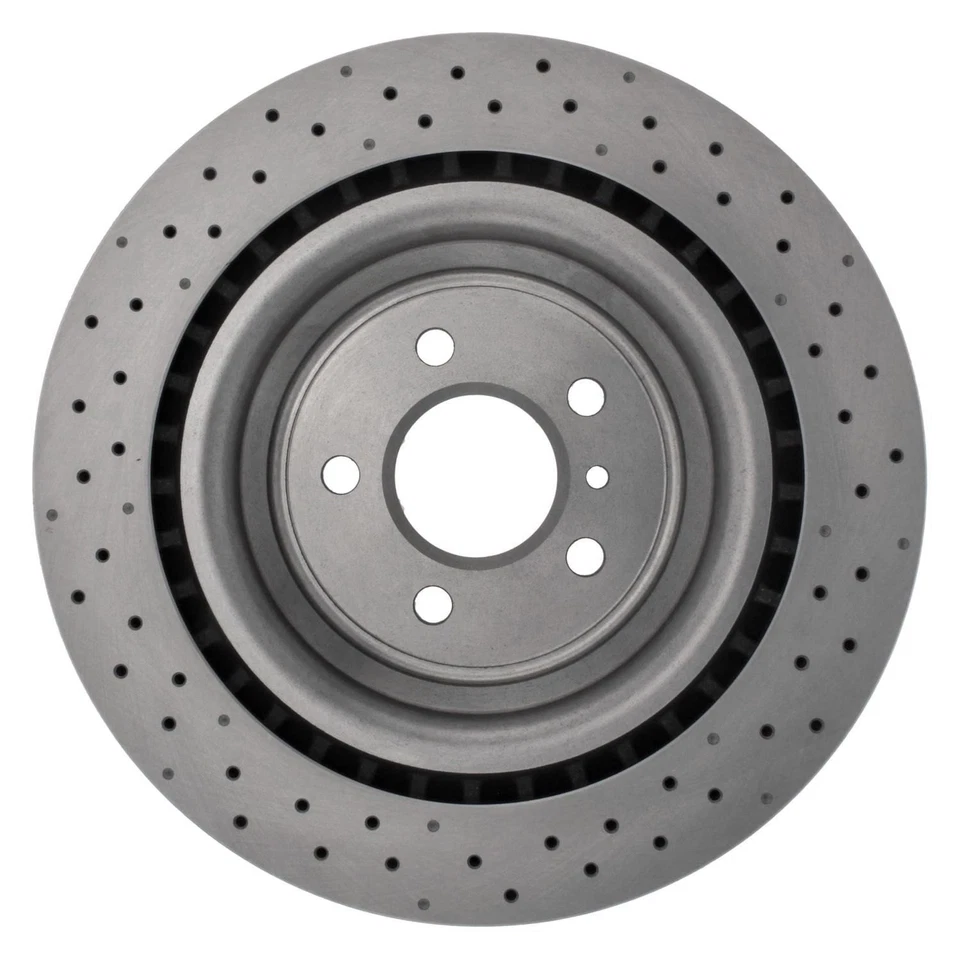 For Mercedes-Benz ML400 15 C-Tek Standard Drilled Vented Rear Brake Rotor - Изображение 4 из 4