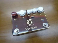 VEMURAM Spiritone Overdrive Guitar Effects Pedal w/ Box & Manual & Driver