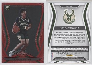 2020-21 Certified Mirror Red Jordan Nwora #162 Rookie RC