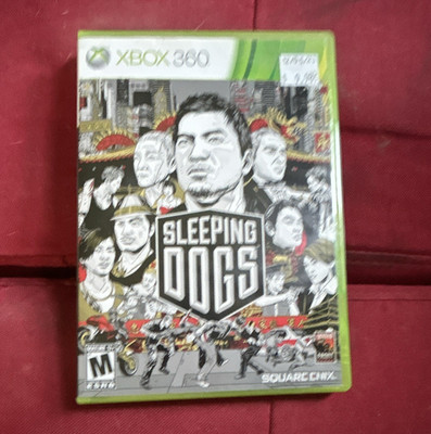 Square Enix Sleeping Dogs M Rated Microsoft Xbox 360 Action & Adventure Manual