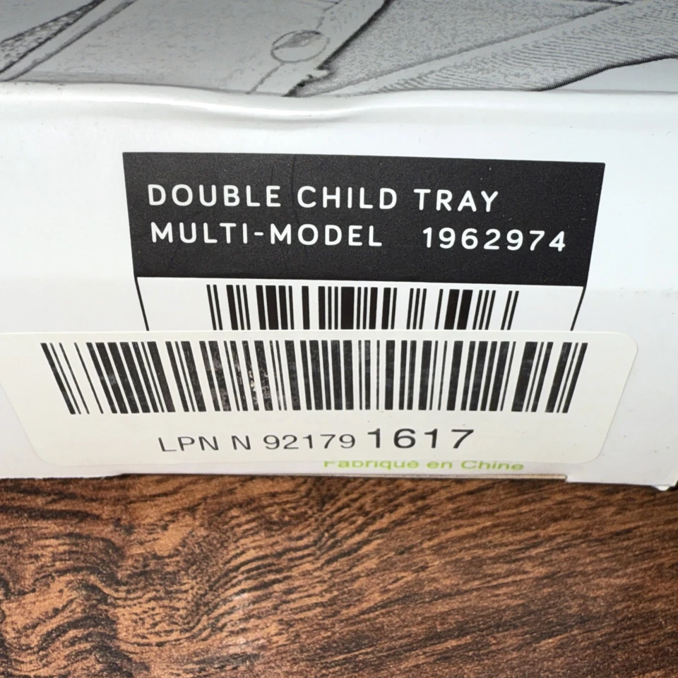 NUEVO Cochecito Doble Baby Jogger Bandeja para Niños Negro City Mini City Mini GT Summit Foto 4 de 4