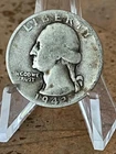 1942 S Washington Quarter Circulated Silver  Coin Collectible # RAV17