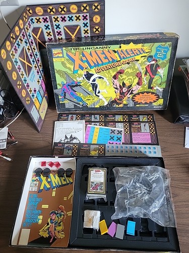 1992 The Uncanny X-Men Alert Adventure Board Game Marvel Pressman