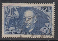 France 1938 Clement Ader fine used. SG 612a . cat £95