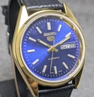 Vintage Seiko 5 automatic Day Date Movement No. 6309A Japan made men's watch