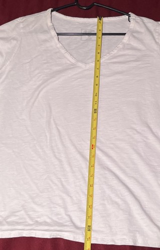 Candace Cameron Bure White V-Neck Top-Women’s 2X - Picture 7 of 9