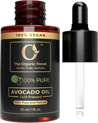 The Organic Forest 100% Pure & Natural Avocado Oil for Face Hair Skin and Nai...